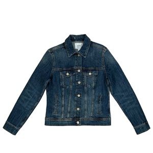 Old Navy Women’s Blue Stretch Classic Denim Trucker Jacket Size Small